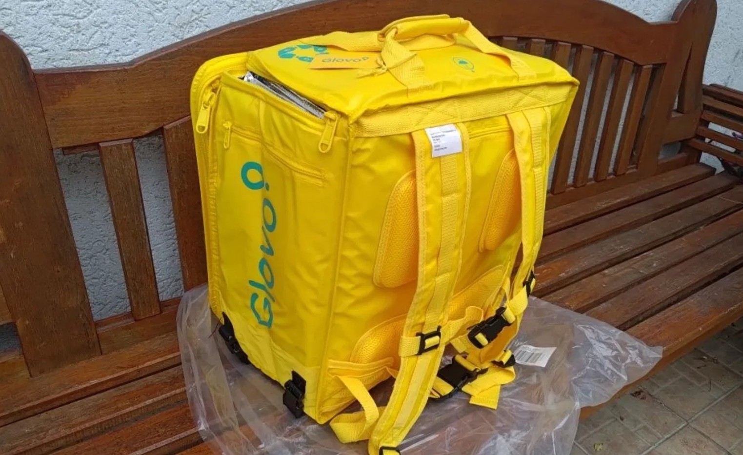 Torba teleskopowa Glovo dla dostawcy jedzenia